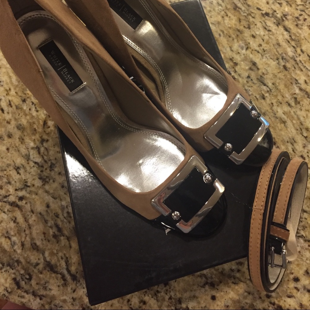 White House Black Market Shoes and matching belt